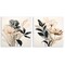 Stupell Industries Black & Beige Botanicals 2pc Wall Plaque Art Set Design by Lazar Studio